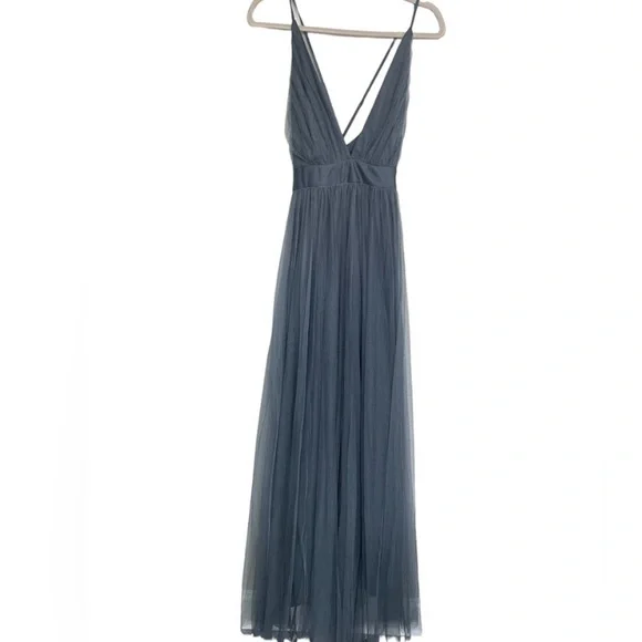 chinese dress ladies Surreal Lace-Up Back Tulle Midi Dress Lemon– Selfie Leslie Australia main image 1
